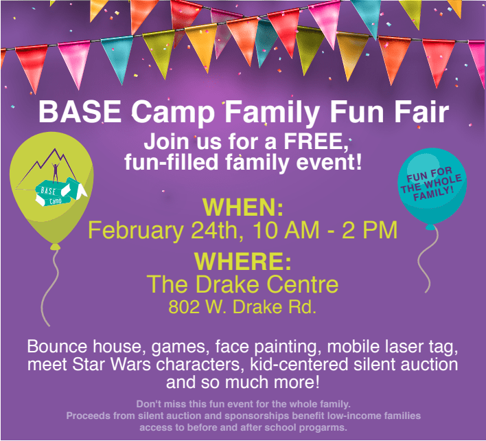 Join Us at the BASE Camp Family Fun Fair