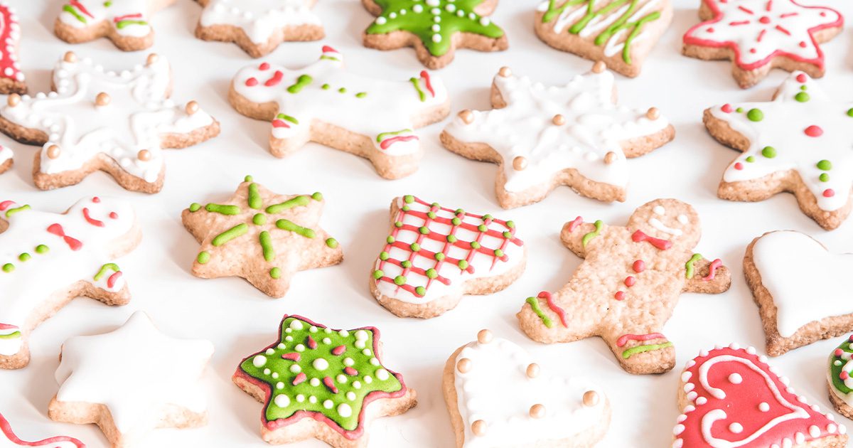 Christmas sugar cutout cookies