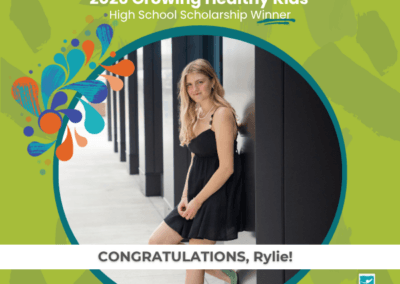 Introducing Rylie Eckman: Winner of the 2026 Youth Clinic Growing Healthy Kids High School Scholarship