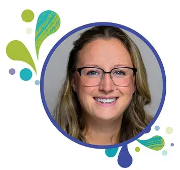 yc-katie-garling-circle Professional headshot of Dr. Katie Garling, DO of The Youth Clinic